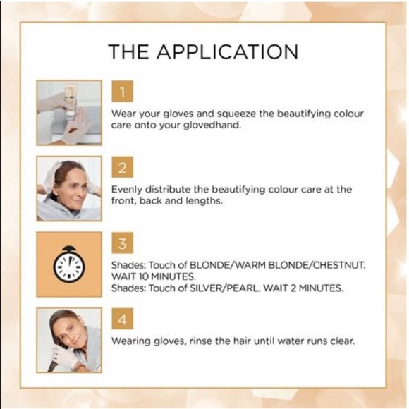 L'Oreal Paris Age Perfect Beautifying ColourCare Temp Hair Colour Touch Of Pearl - Picture 3 of 8